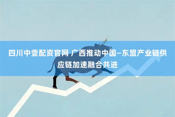 四川中壹配资官网 广西推动中国—东盟产业链供应链加速融合共进